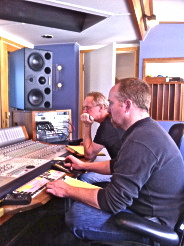 Will & Tom in the studio